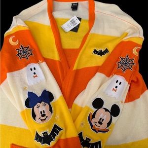Her universe Halloween Disney Candy Corn Sweater XXL